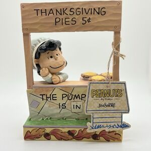 Jim Shore Peanuts‎ "The Pumpkin Is In" 6000979 Lucy, Thanksgiving, Halloween